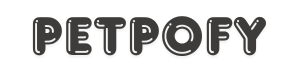 Black 'PETPOFY' text on a white background